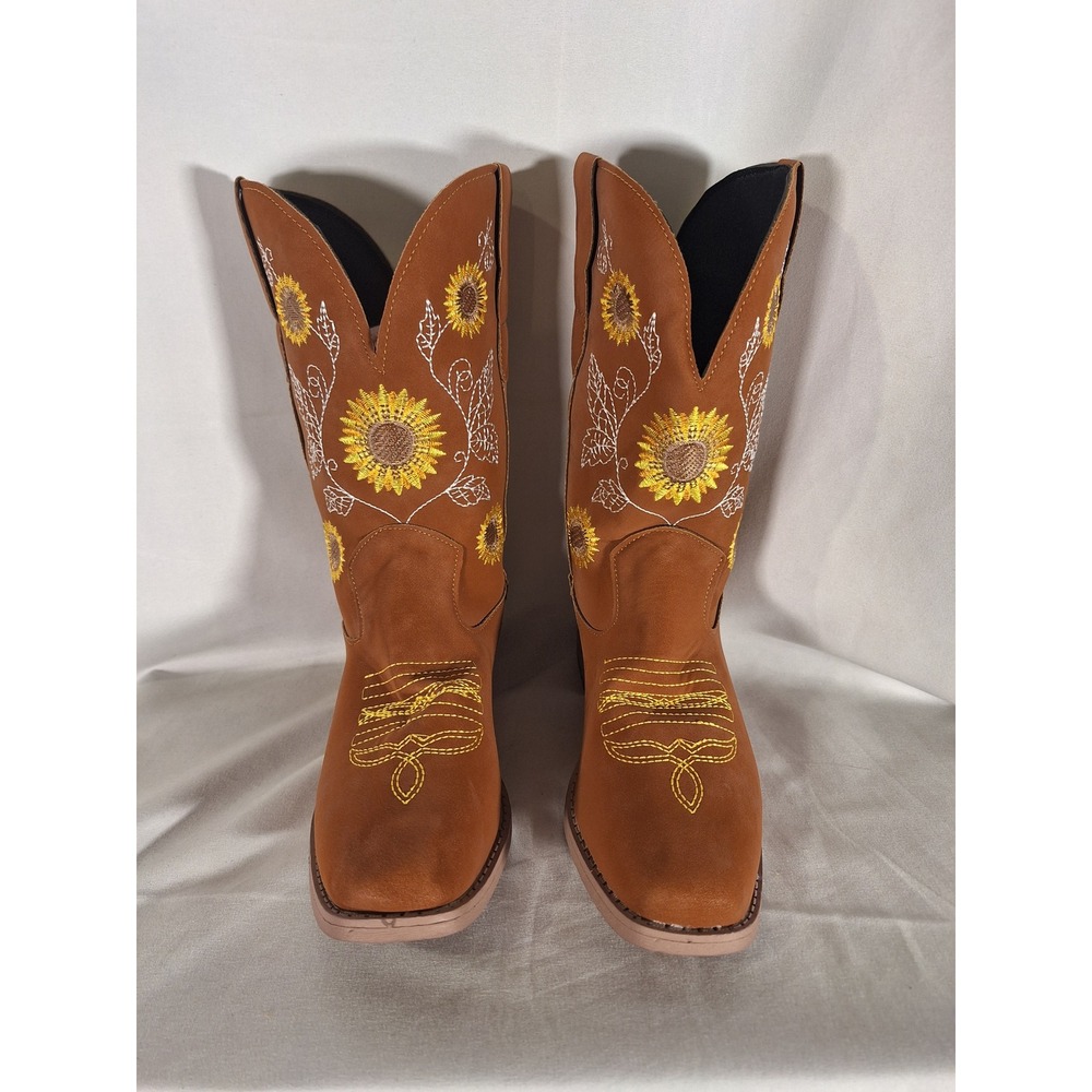 SZTee Cowboy Boots For Women Winter Western Cowgirl Boots Size 37 (6.5) NEW